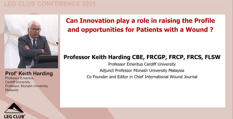 Prof Keith Harding – Can innovation play a role in raising the profile and opportunities for patients with wounds